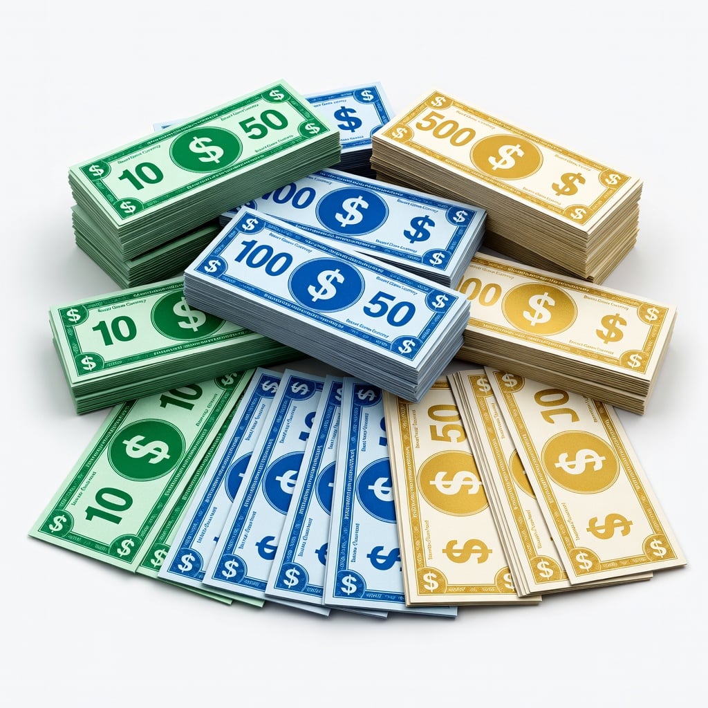 Paper Money Bills