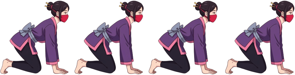 Kunoichi Mount Idle Frames (1 / 4)