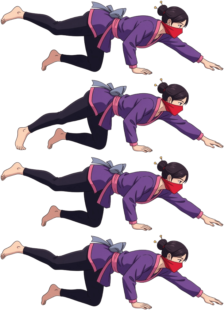 Kunoichi Mount Crawl Frames A (2 / 4)