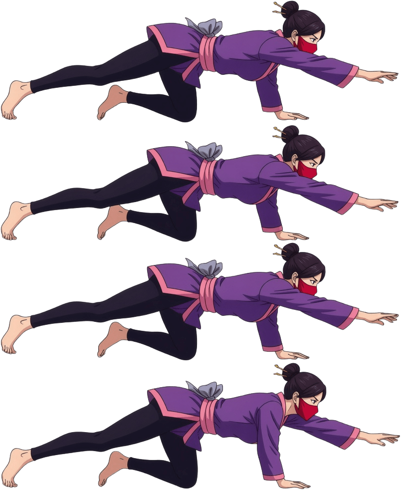 Kunoichi Mount Crawl Frames B (3 / 4)
