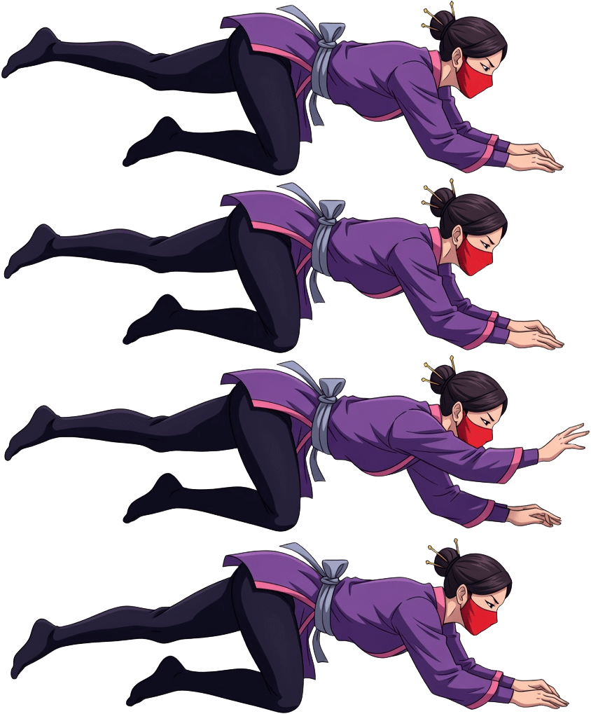 Kunoichi Mount Crawl Frames B (4 / 4)