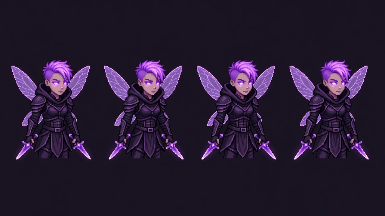 Fairy Rogue - Idle Side (Pixel)