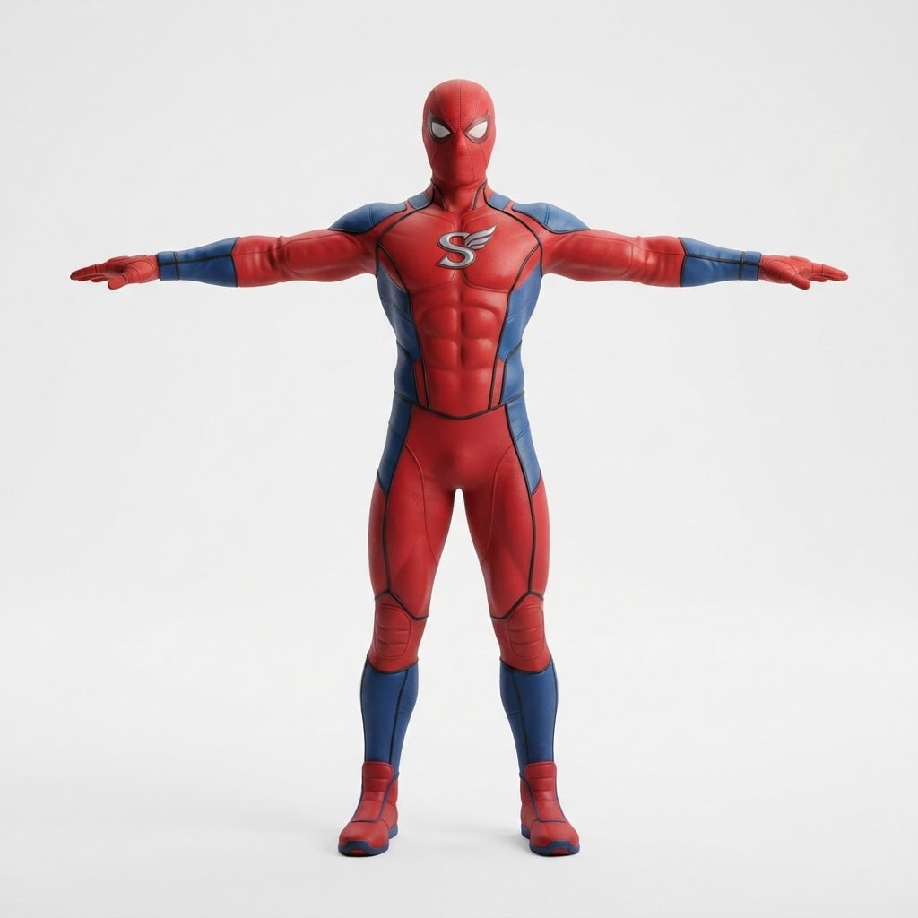 Agile Hero T-Pose Concept