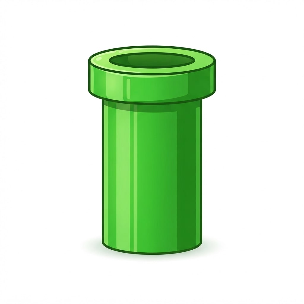 Green Pipe Obstacle