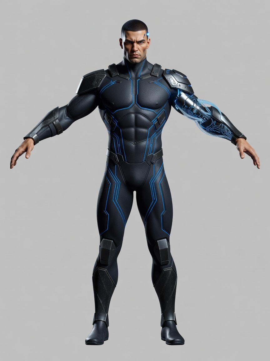 Syndicate Agent - Clean T-Pose Reference