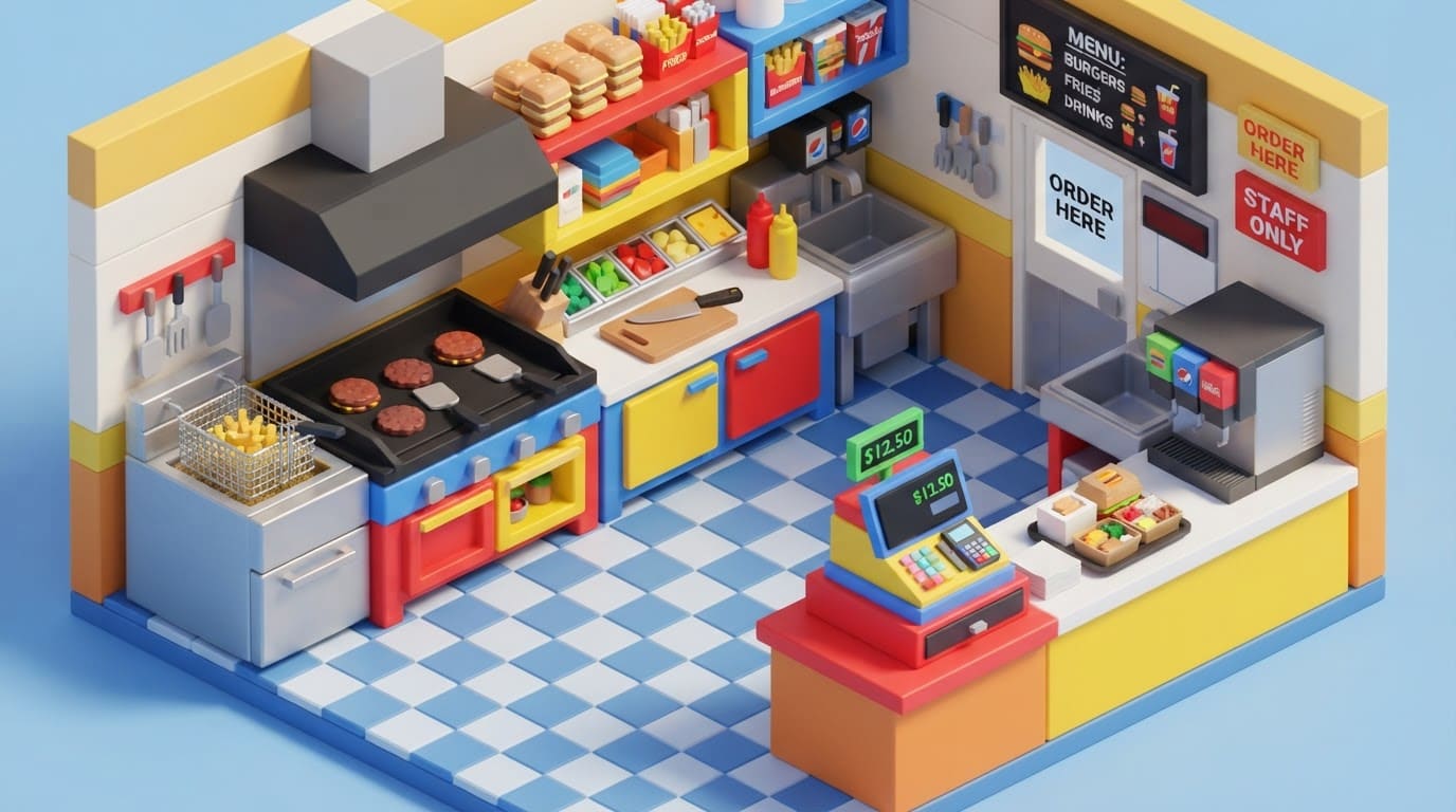 Roblox Restaurant Kitchen
