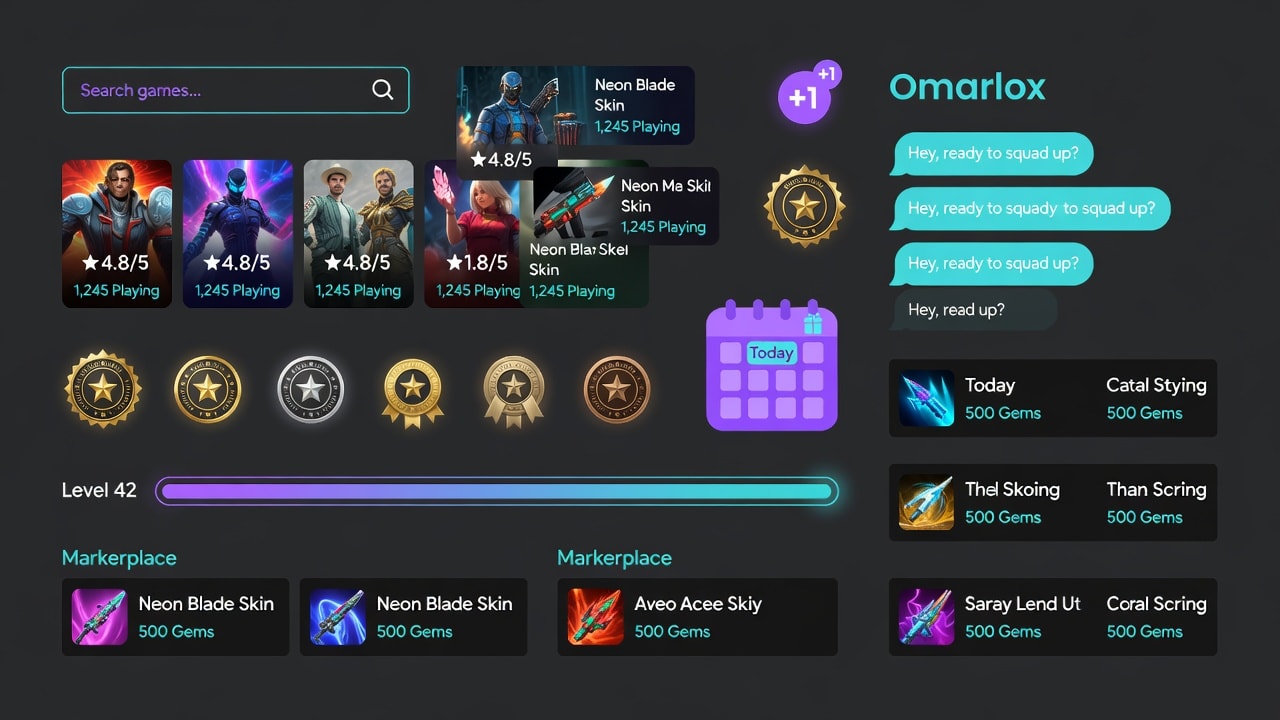 Omarlox UI Kit Elements