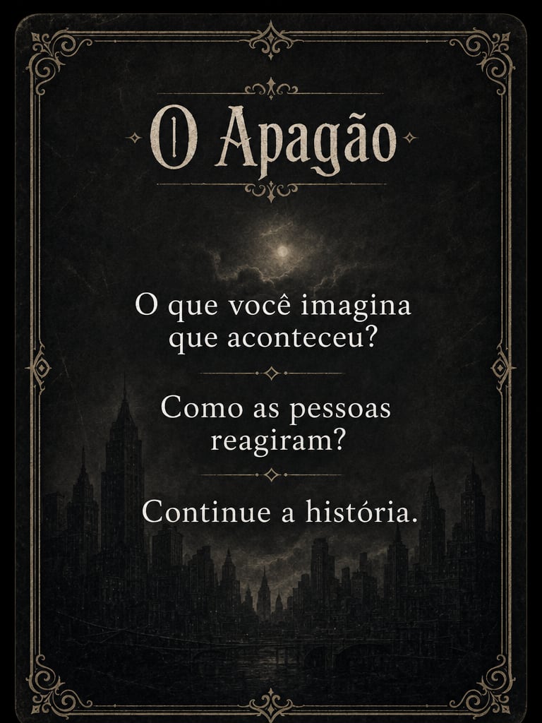 Verso 8 - O Apagão