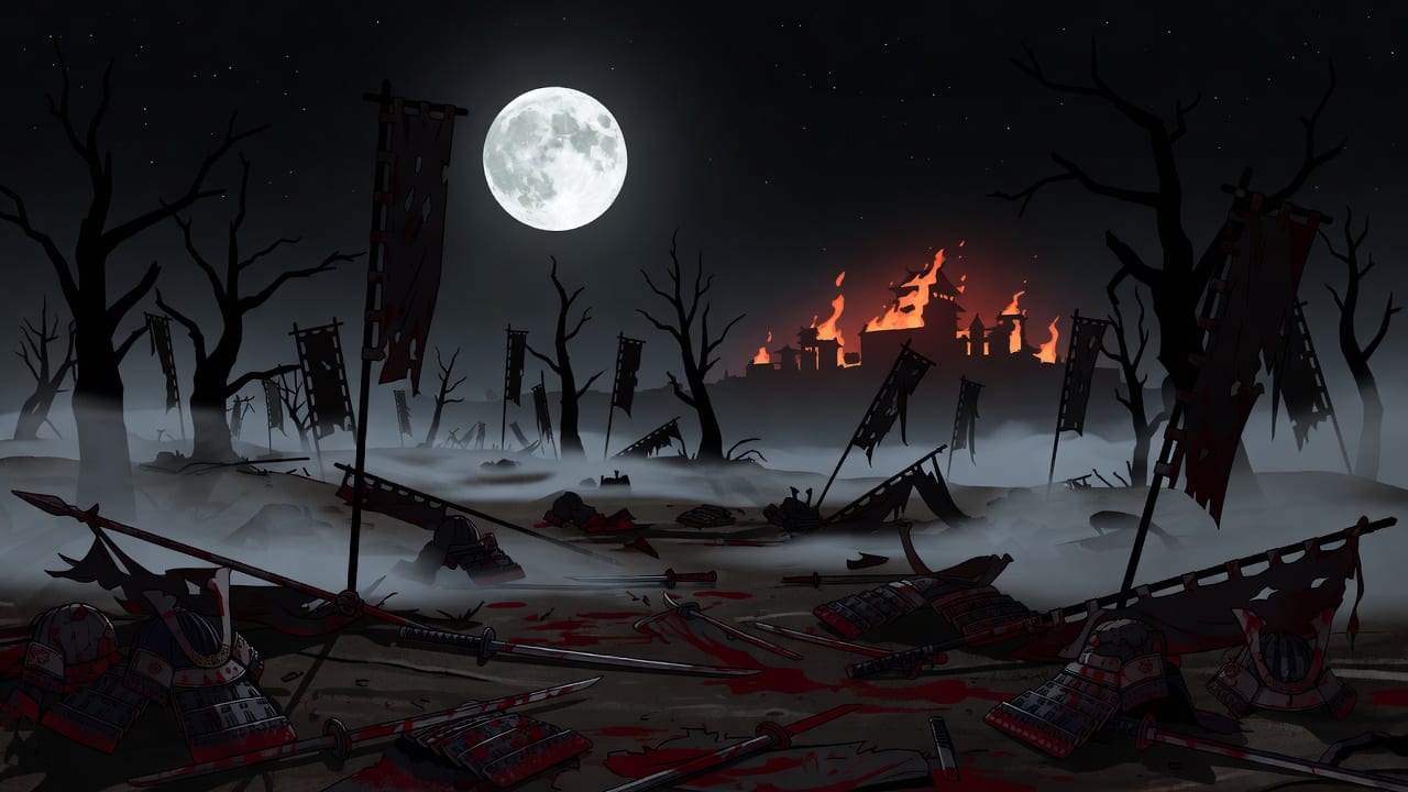 Night Battlefield Background (1 / 2)