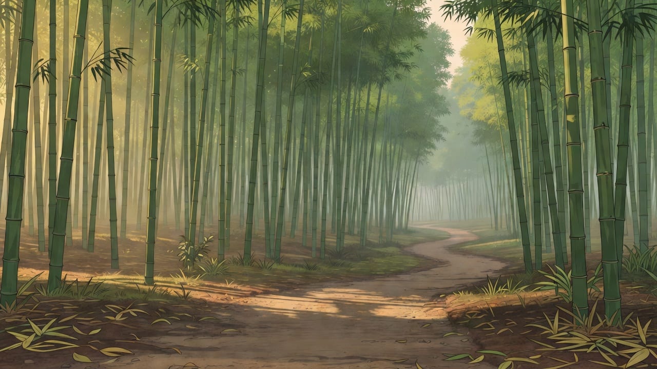 Bamboo Forest Background (2 / 2)