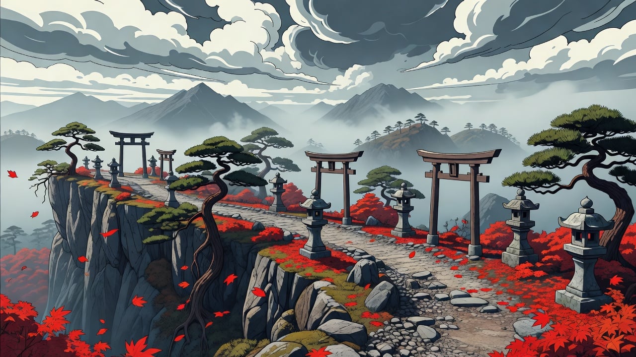 Mountain Pass Background (2 / 2)