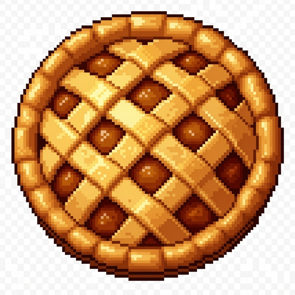 Pixel Art Apple Pie