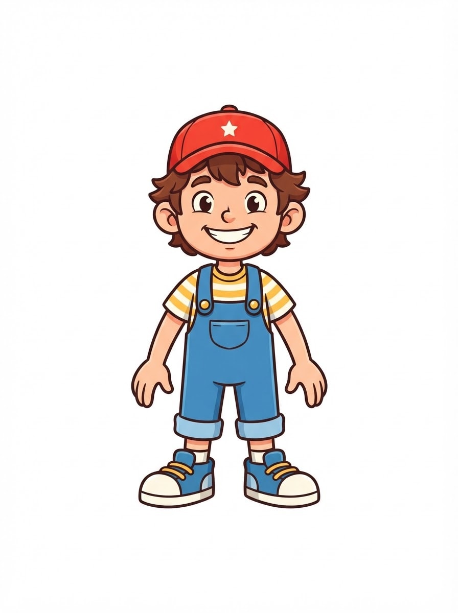 Cartoon Hero Character Reference