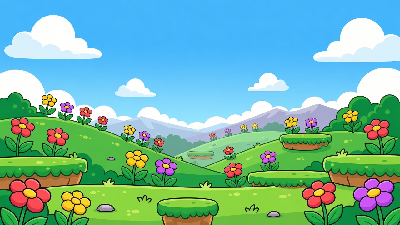 Cartoon Sky Background
