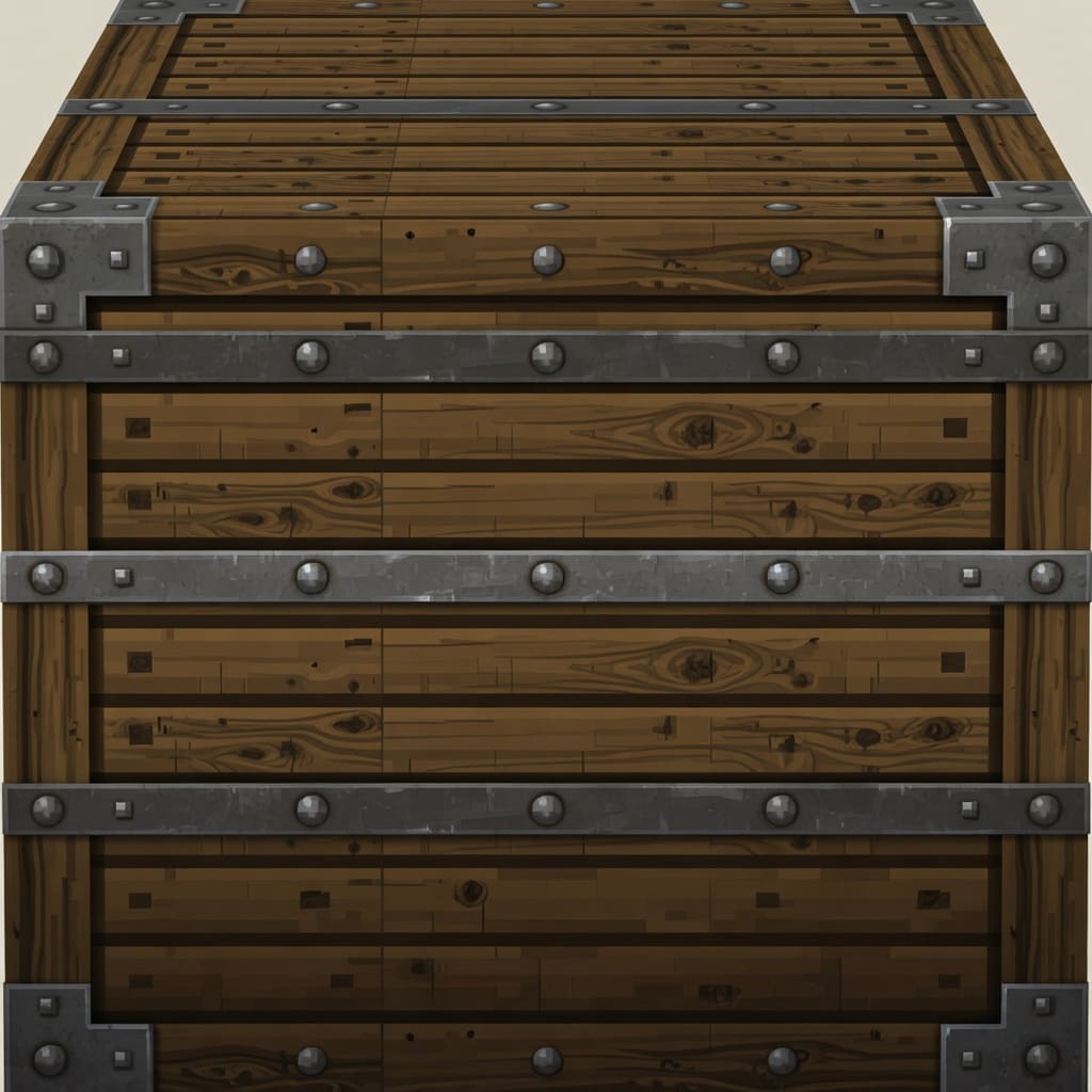 Minecraft PBR Crate Block
