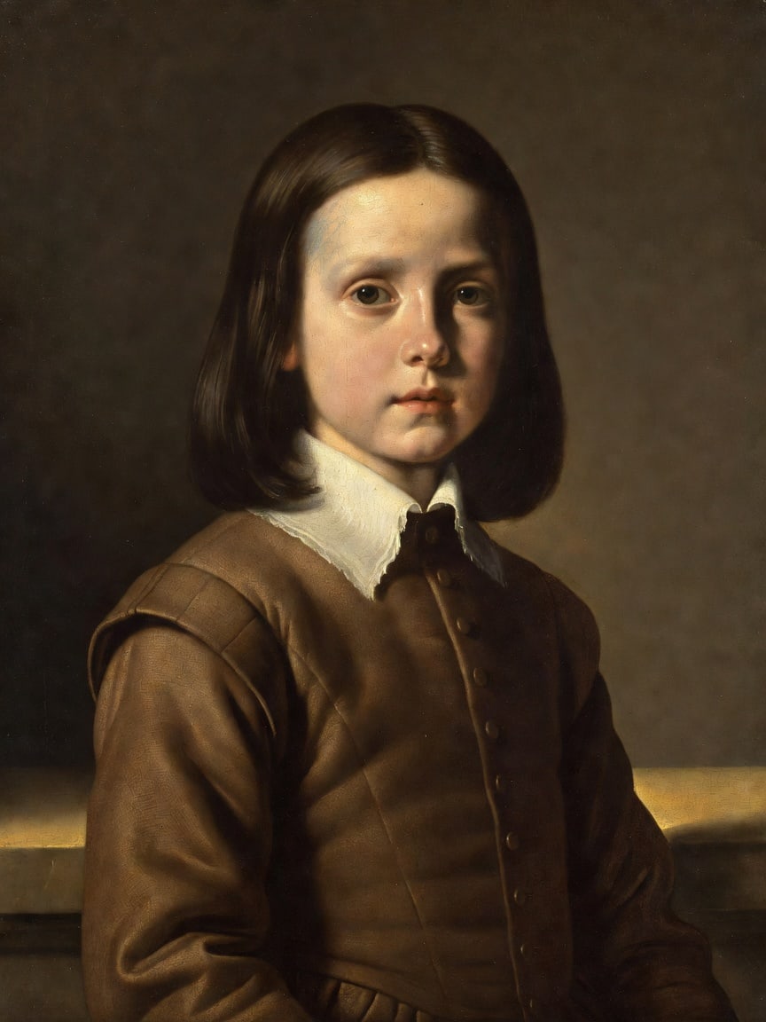 Geschichte - Male Child Portrait Style 1