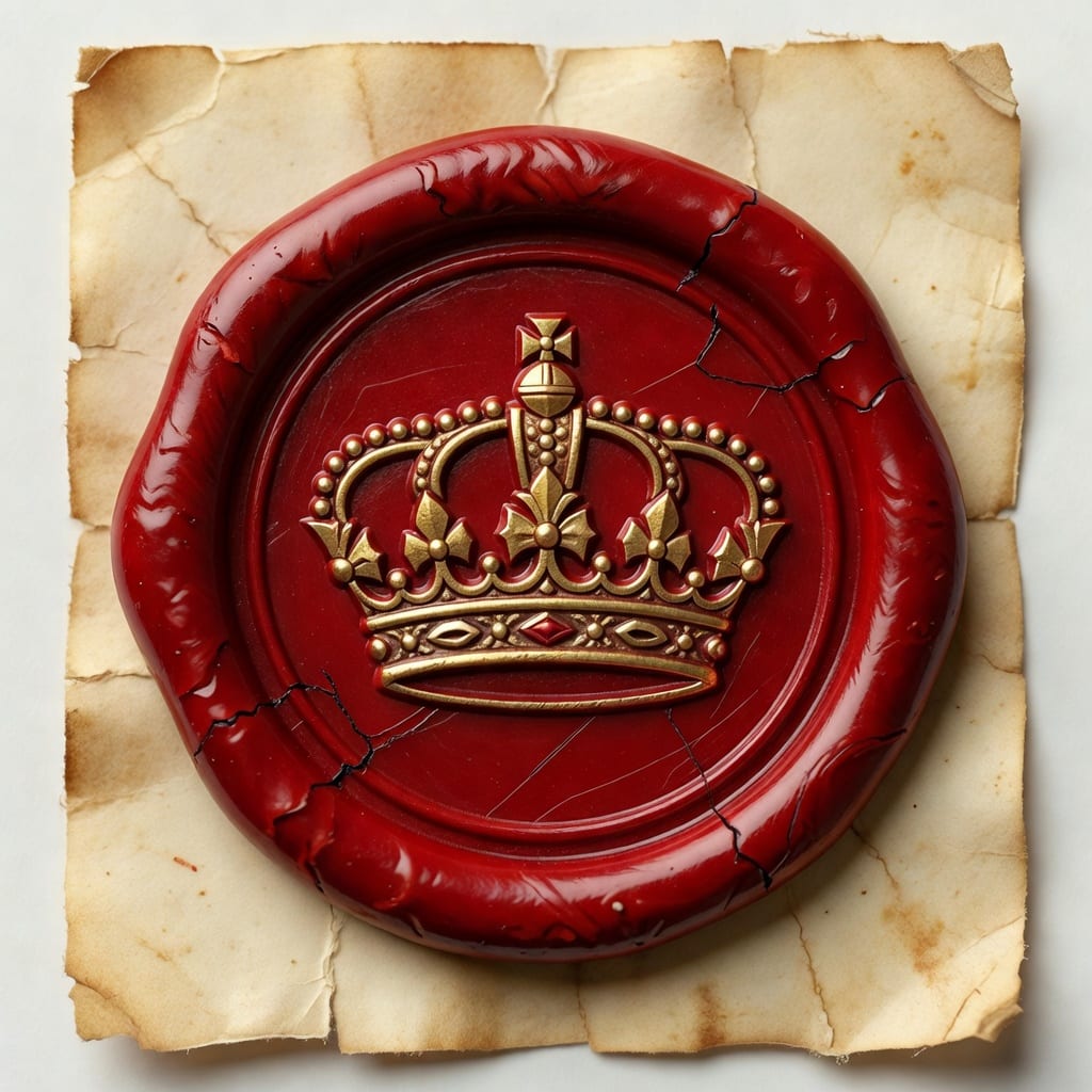 Geschichte - Heraldic Wax Seal Icon