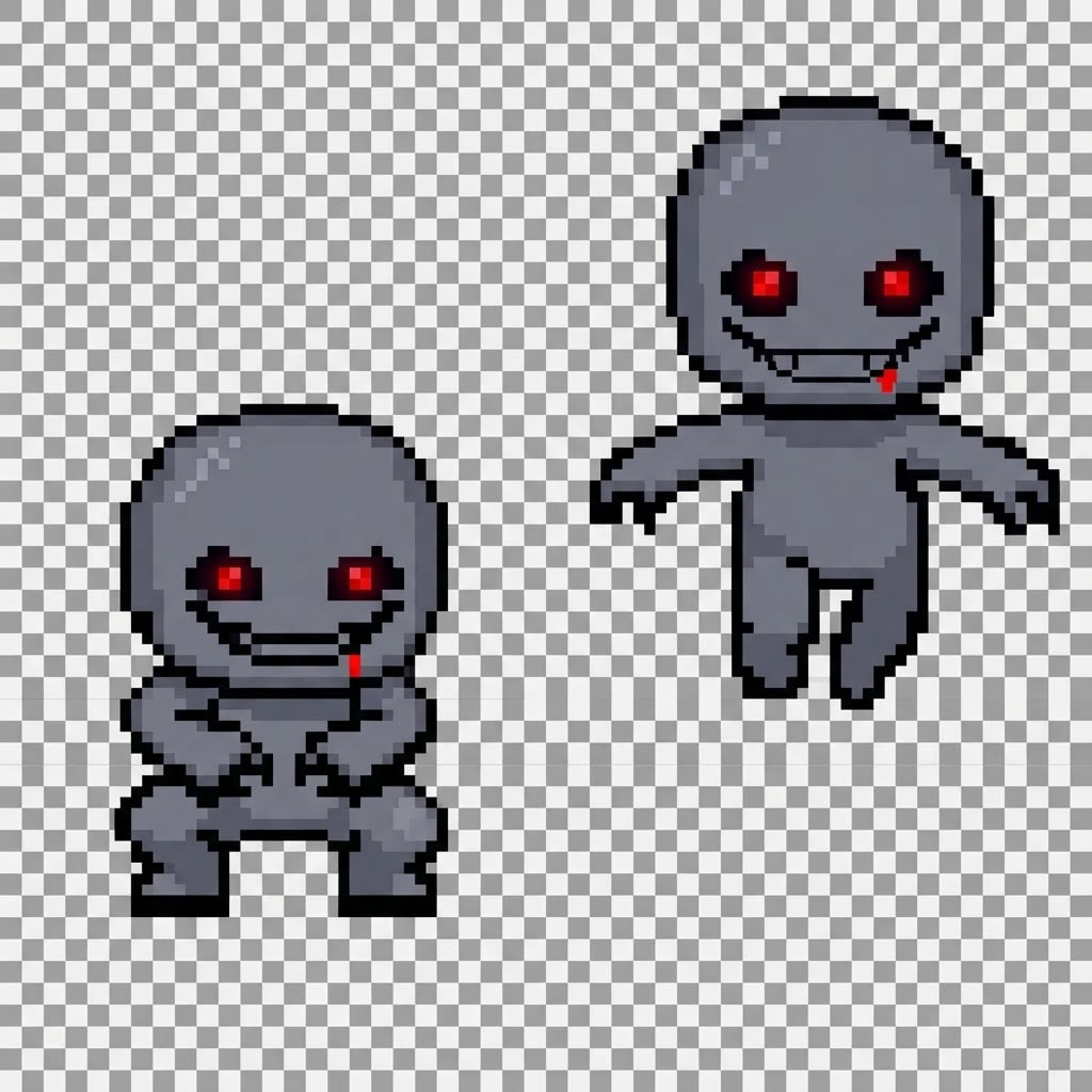 Image: Edit into HORIZONTAL 2-frame idle bob of THIS EXAC