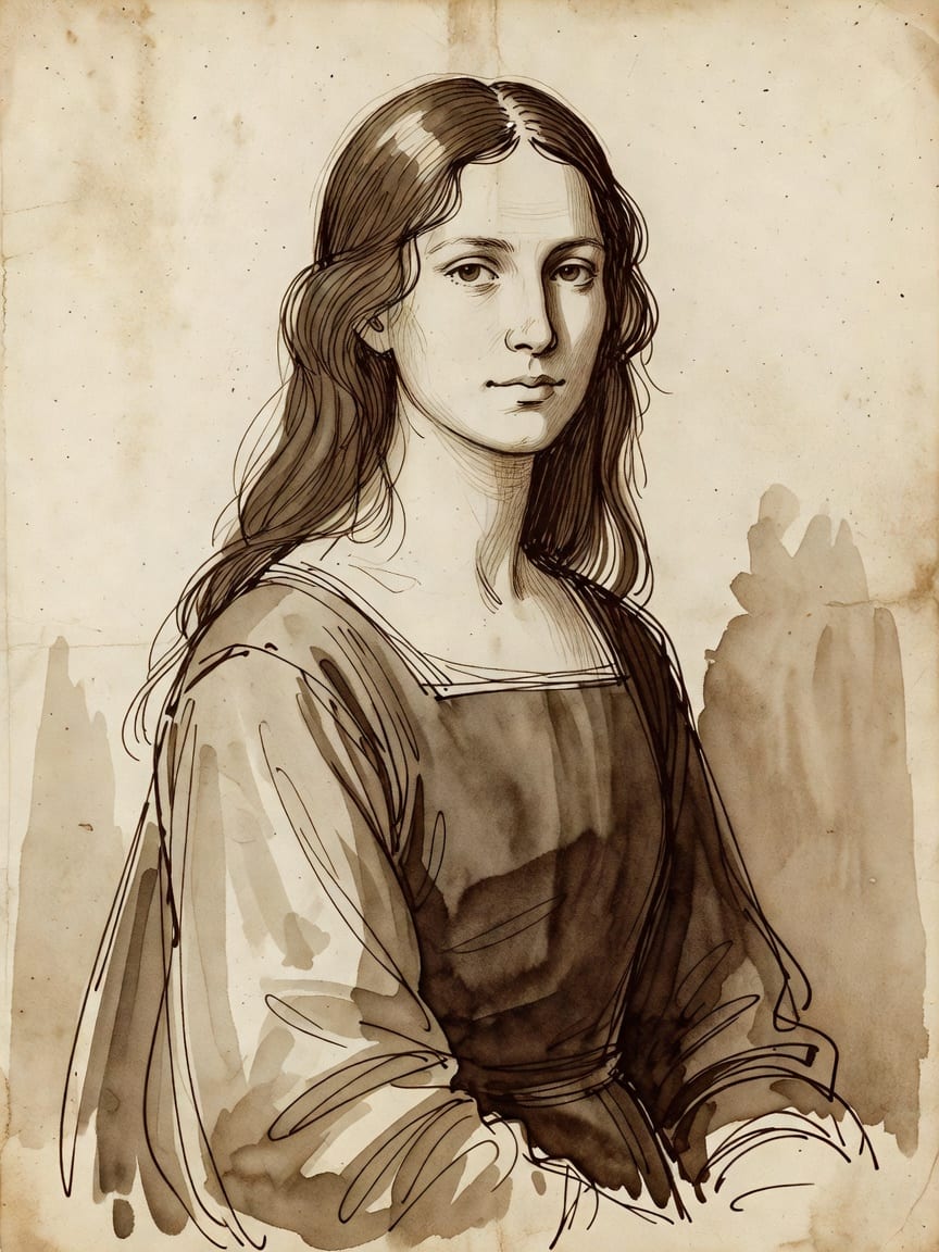 Geschichte - Female Young Portrait Style 3