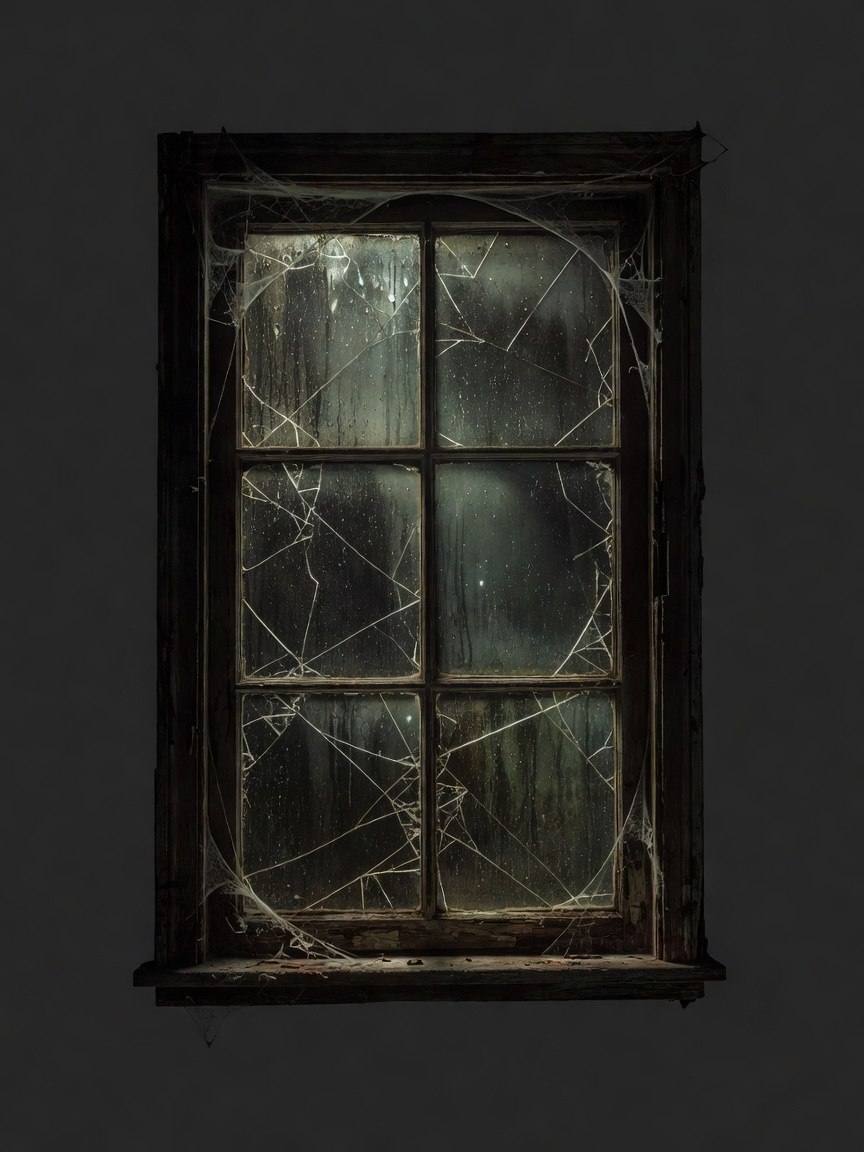 Horror Dirty Window