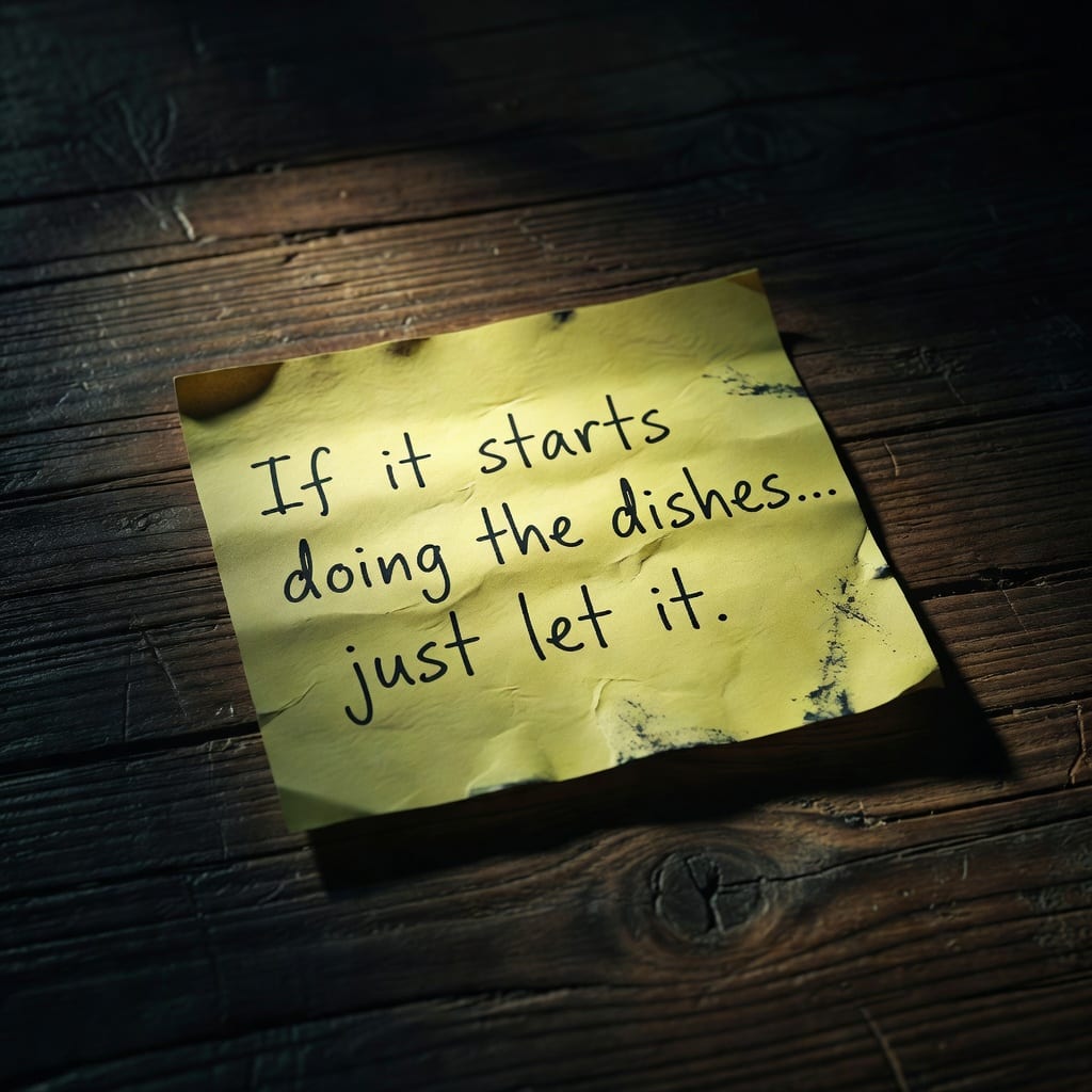 Sticky Note – Dishes