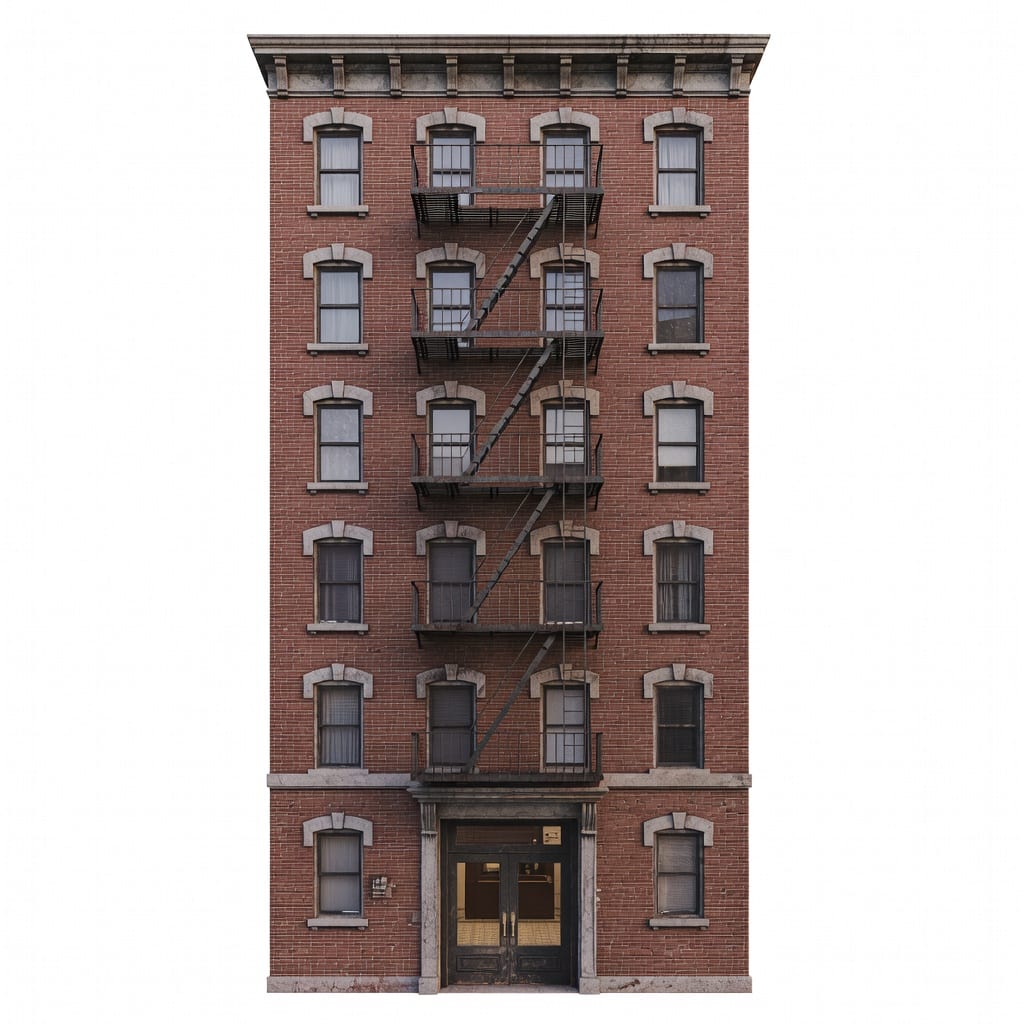 NYC Red Brick Apartment