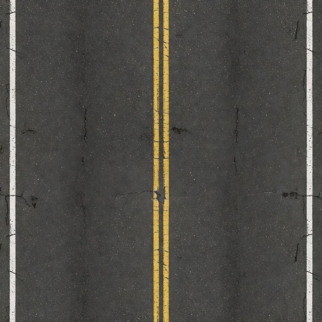 Worn NYC Asphalt Road
