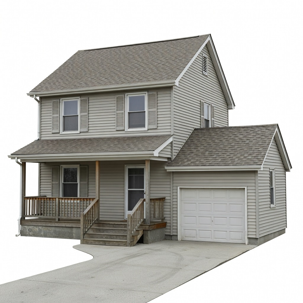 Suburban Colonial House