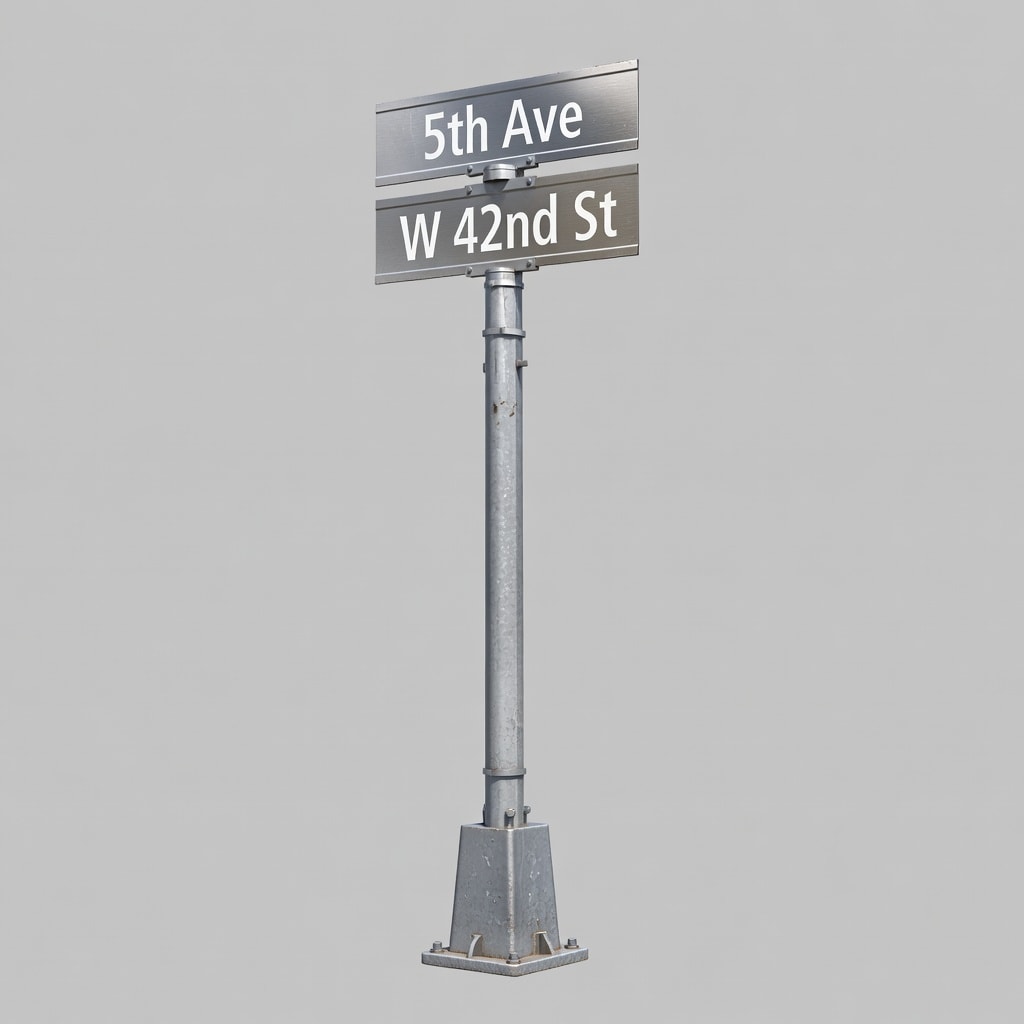 NYC Street Sign Post