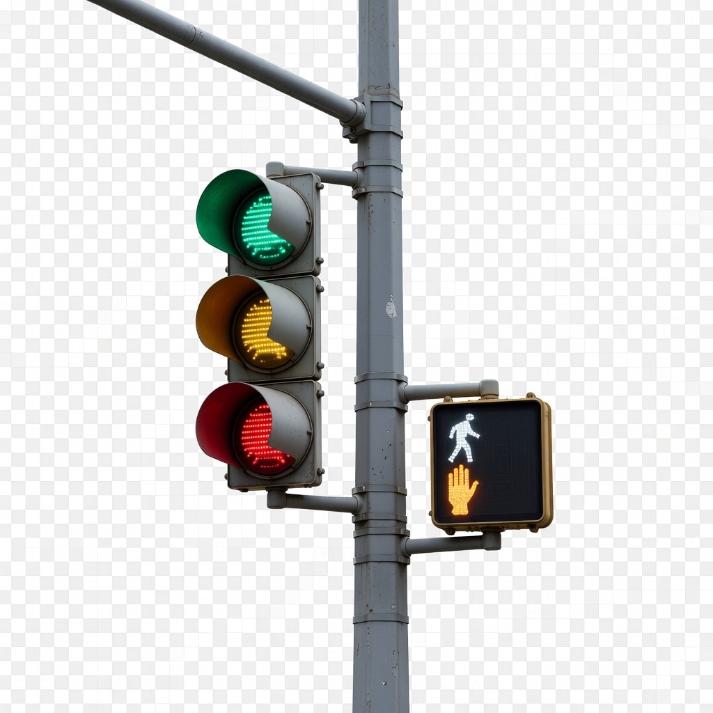 NYC Traffic Signal Pole