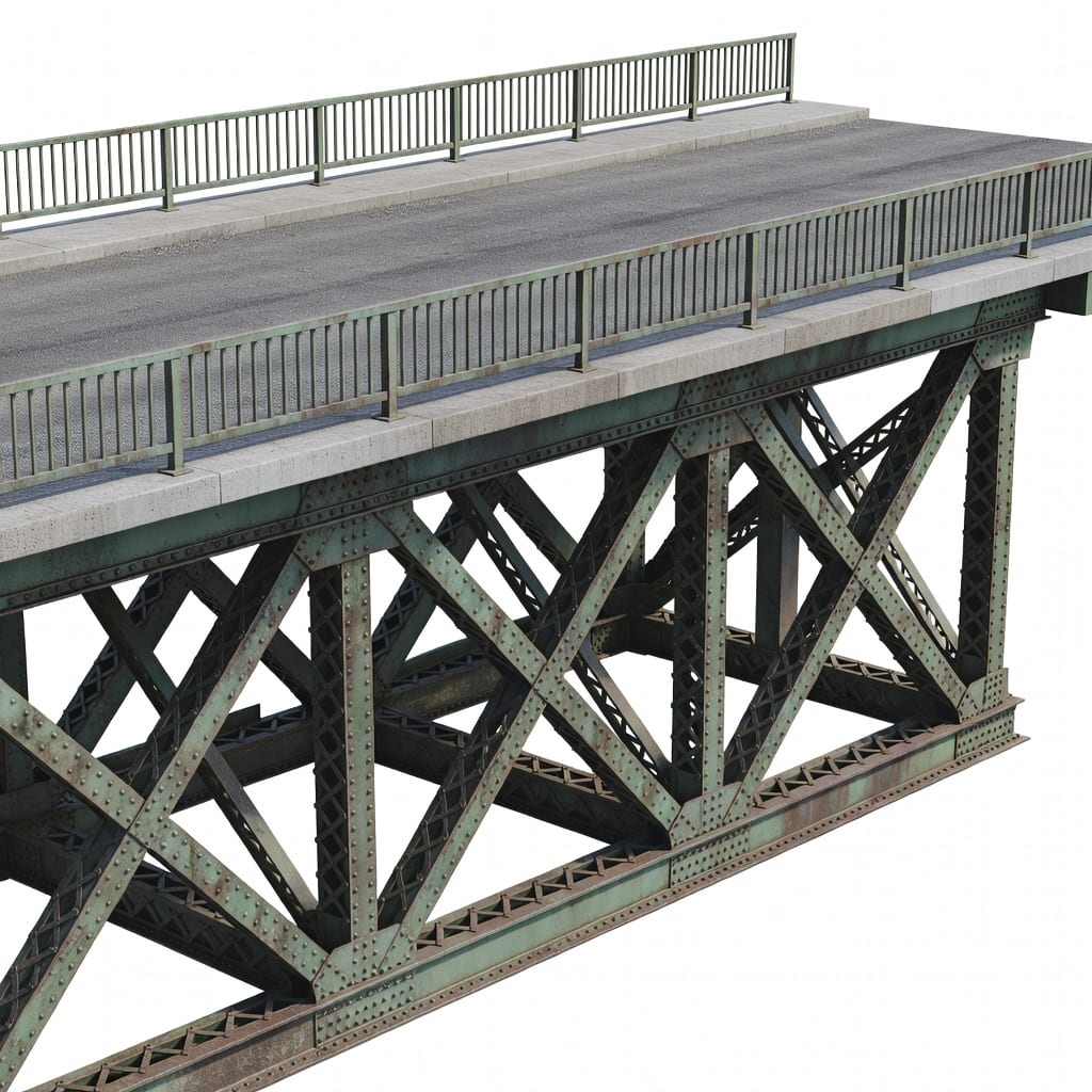 Riveted Steel Truss Bridge