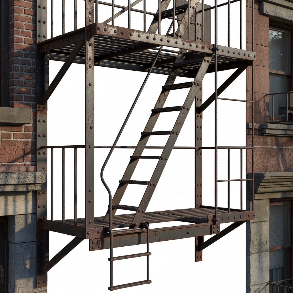 NYC Cast Iron Fire Escape