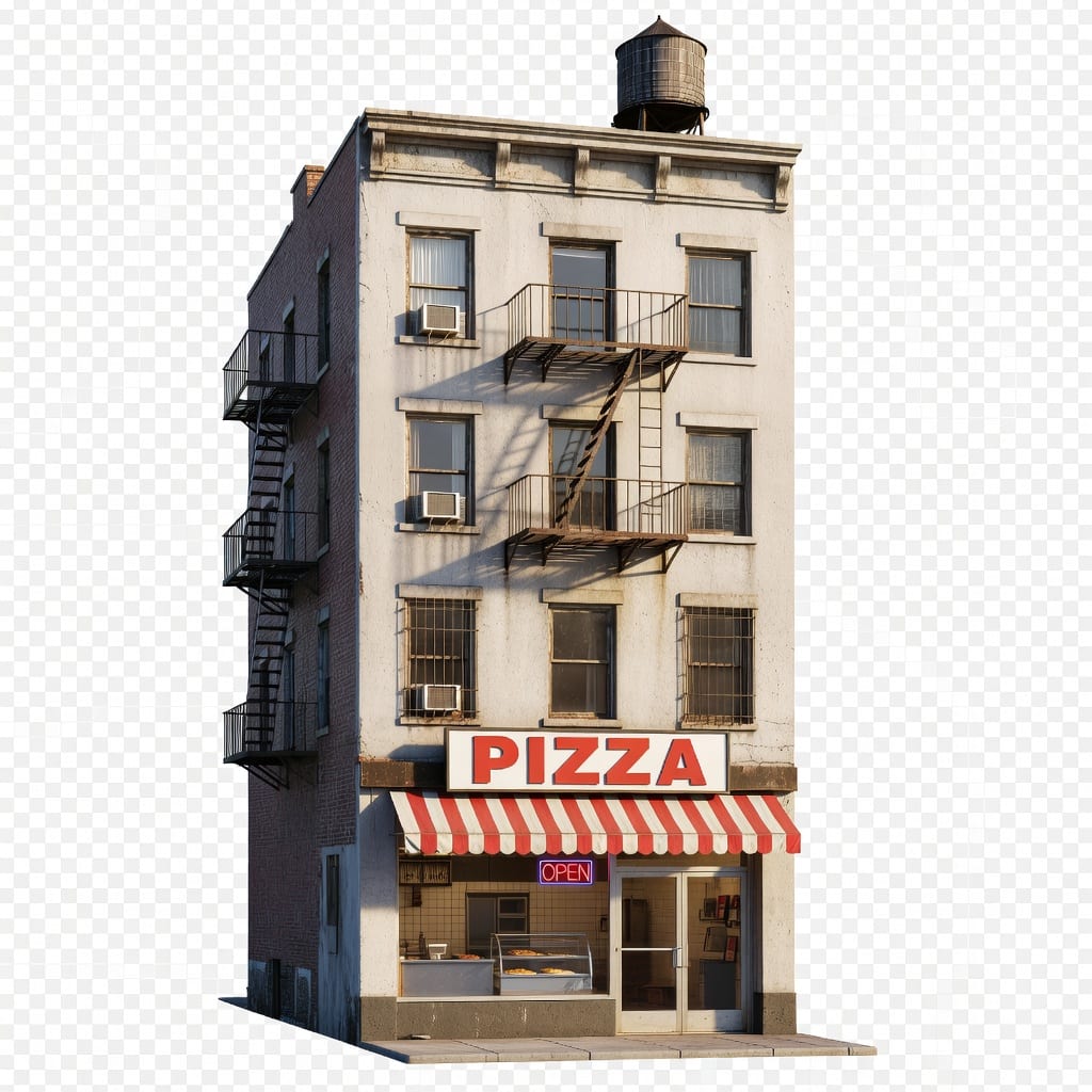 NYC Pizzeria Building