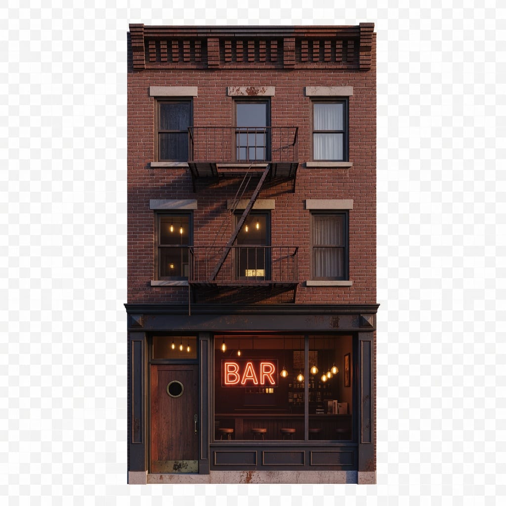 NYC Brick Tavern Building