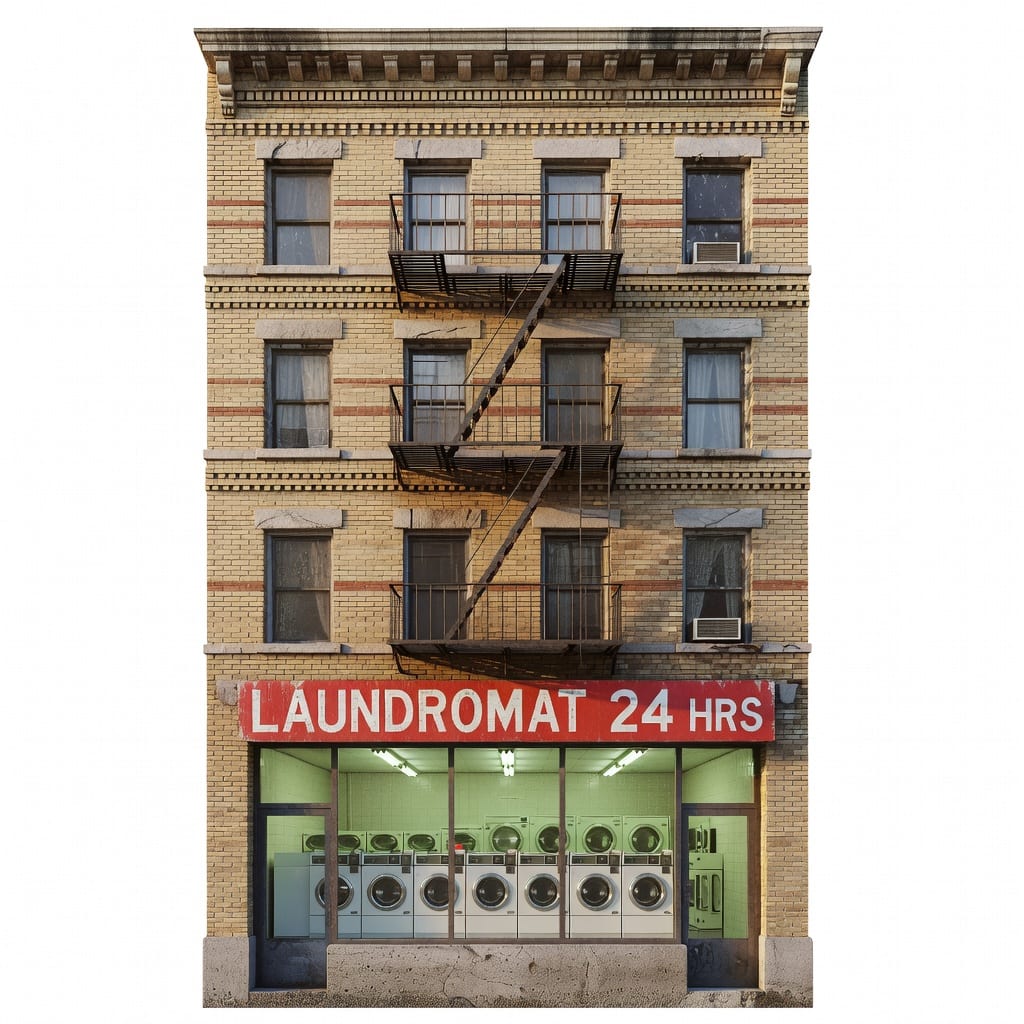Prewar Laundromat Building