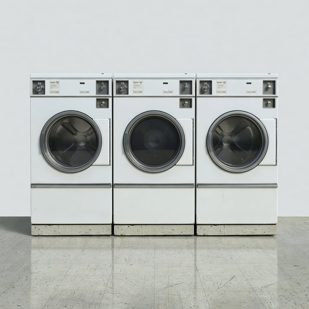 Realistic Laundromat Washers