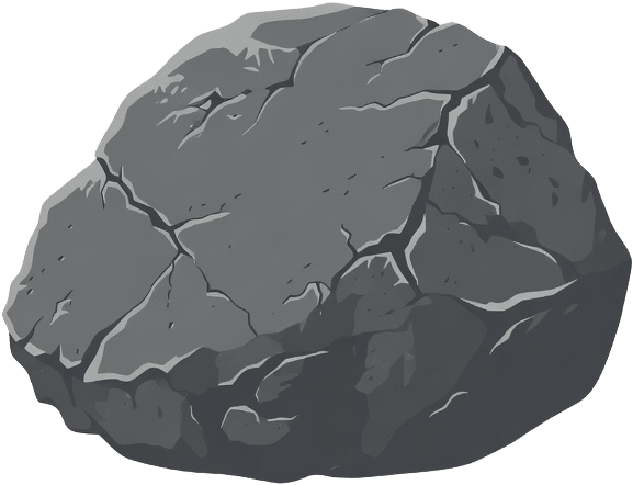 Rock Boulder Top-Down