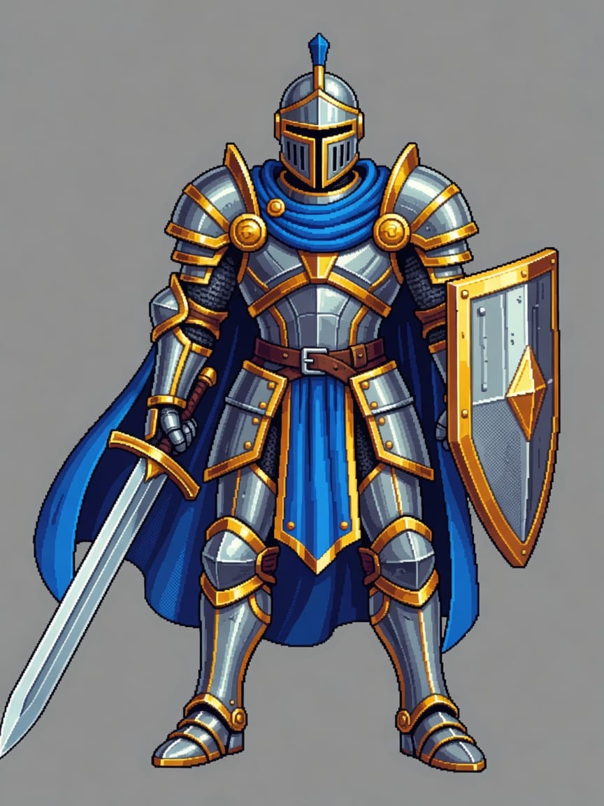 Guardião - Pixel Art Conceito (2 / 2)