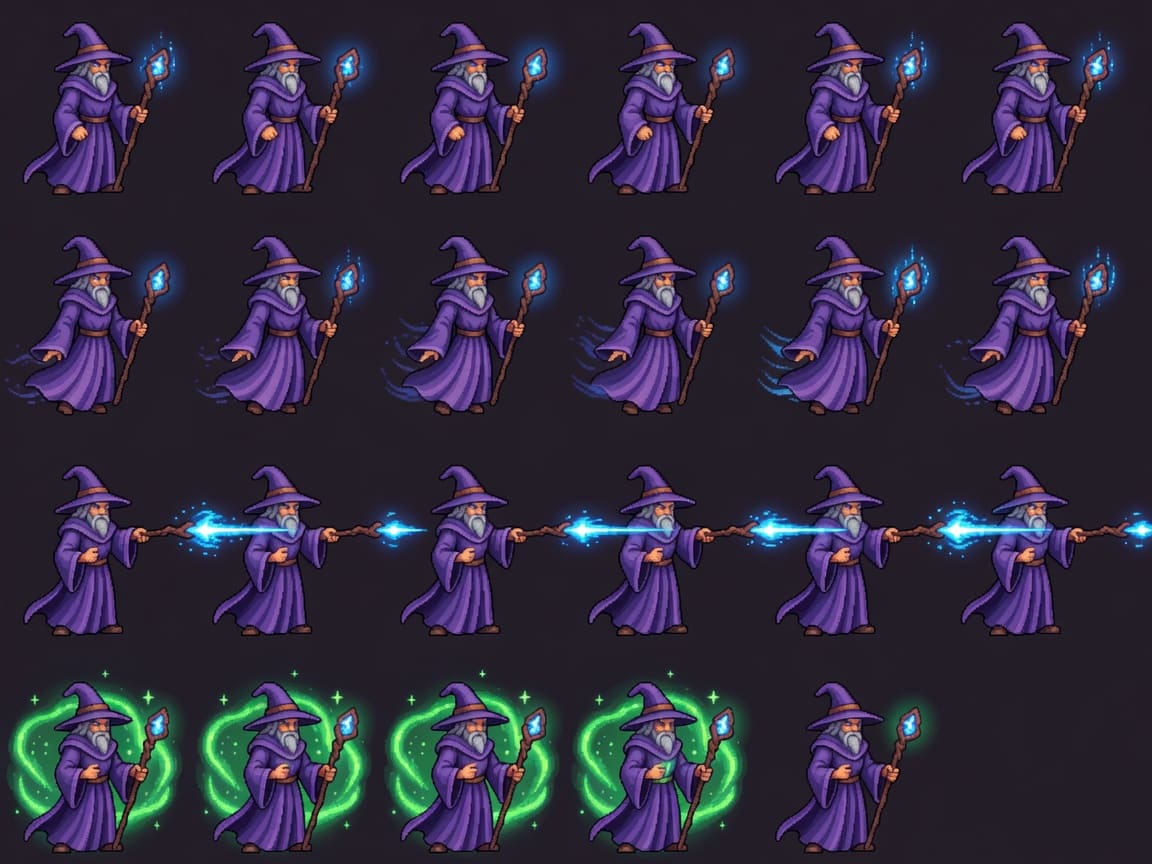 Mago - Sprite Sheet (2 / 2)