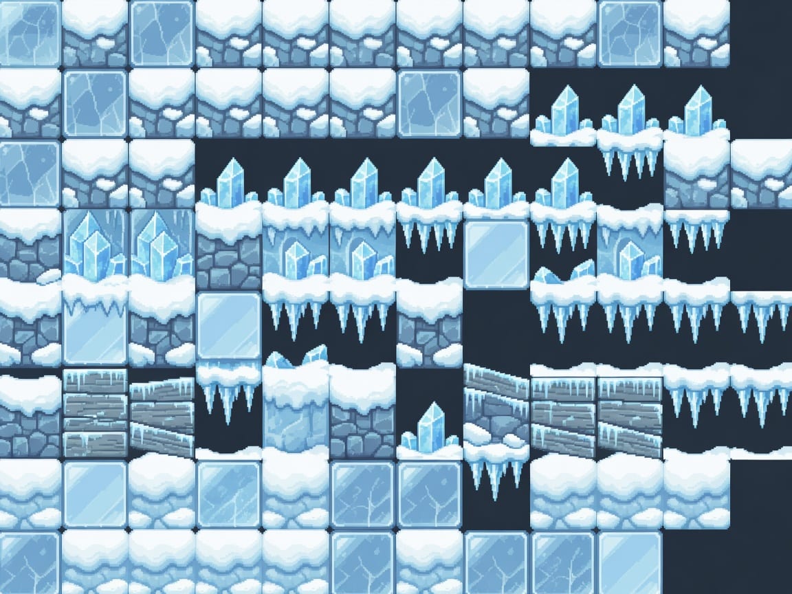 Pico Congelado - Tileset (1 / 2)