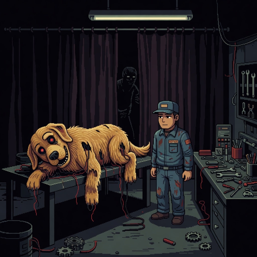 8-Bit Minigame - Night 2 Repair Scene