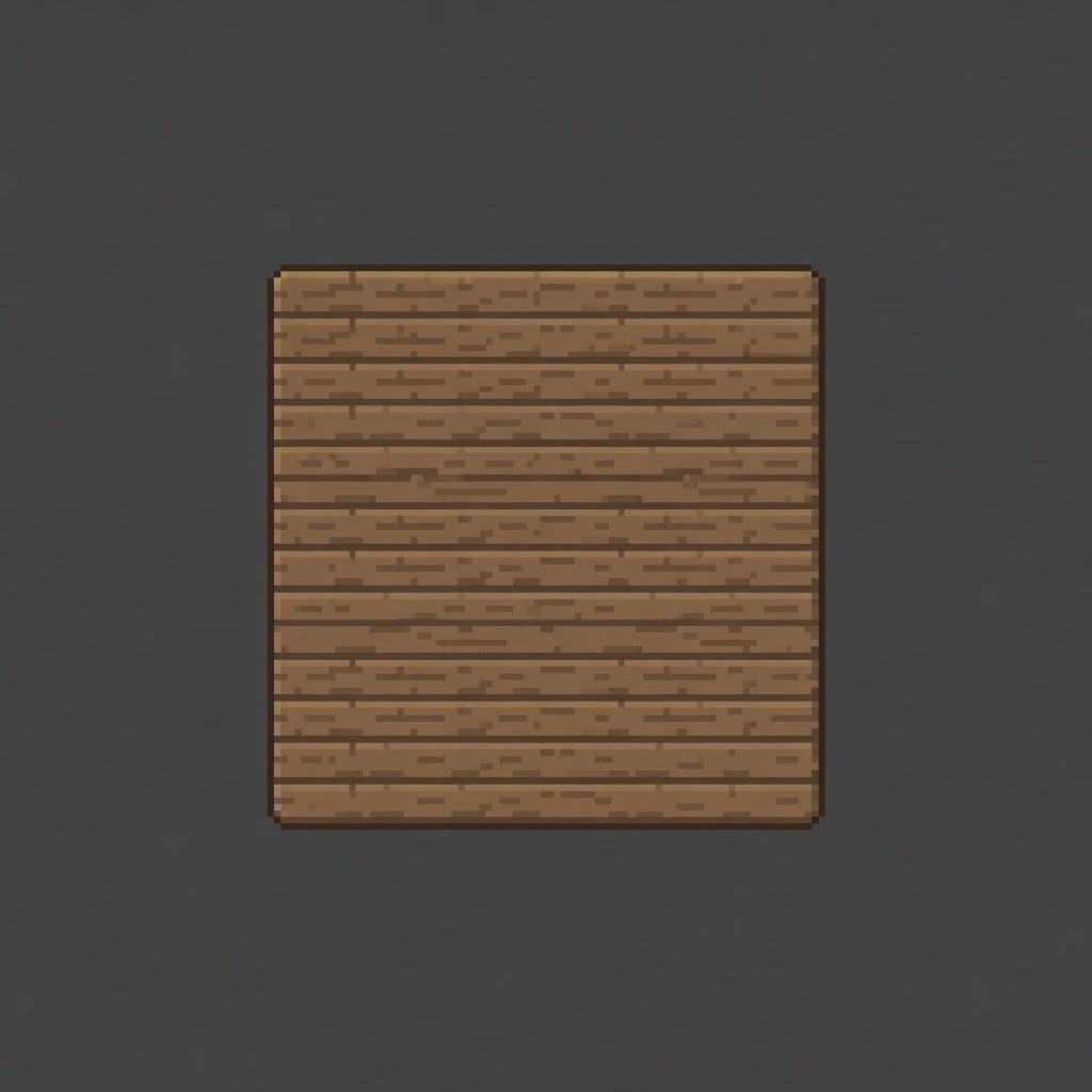 Wood Floor Tile Side View