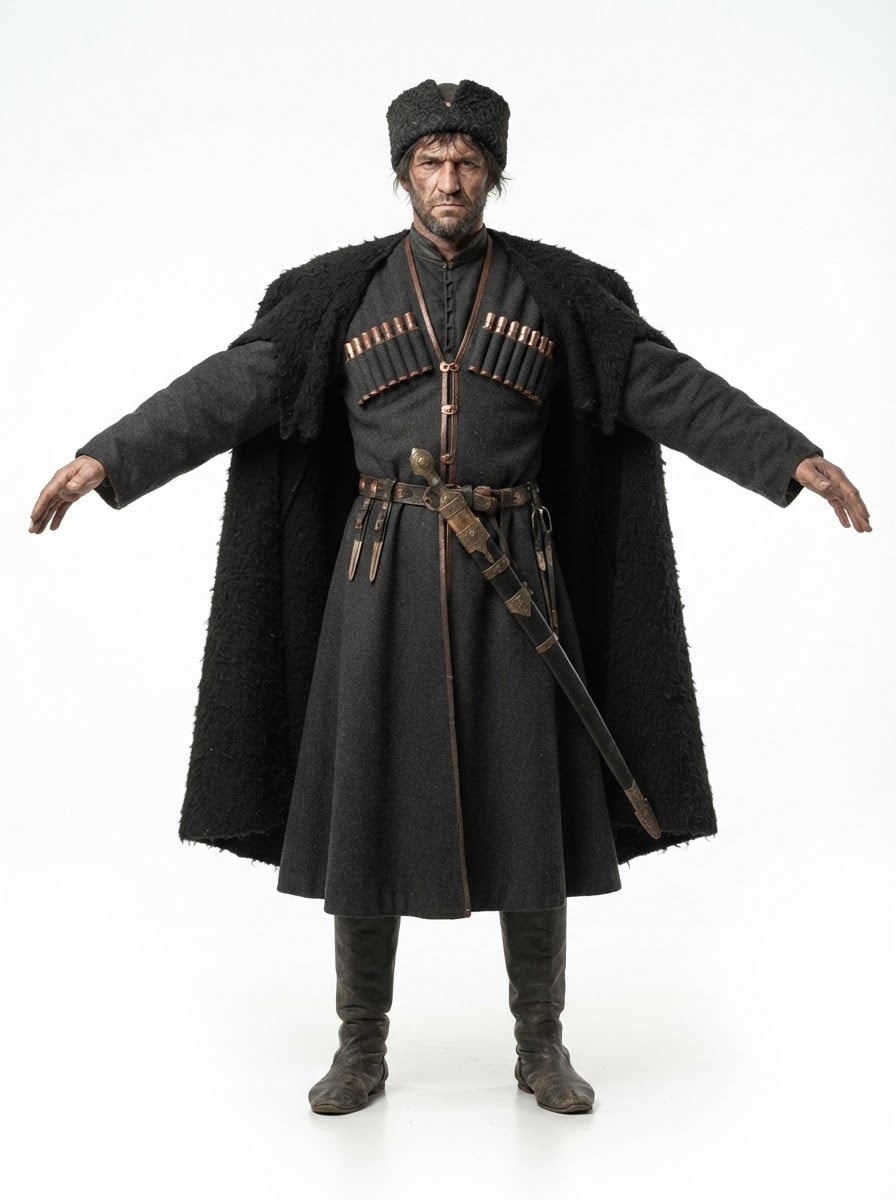 Soslan the Nart - T-pose Reference