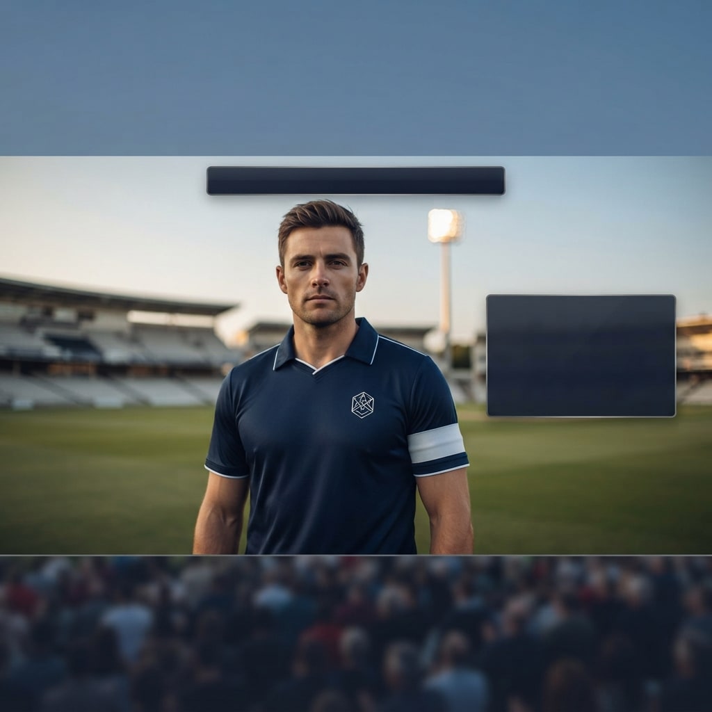 Image: A CAPTAINCY ANNOUNCEMENT graphic for a fictional c