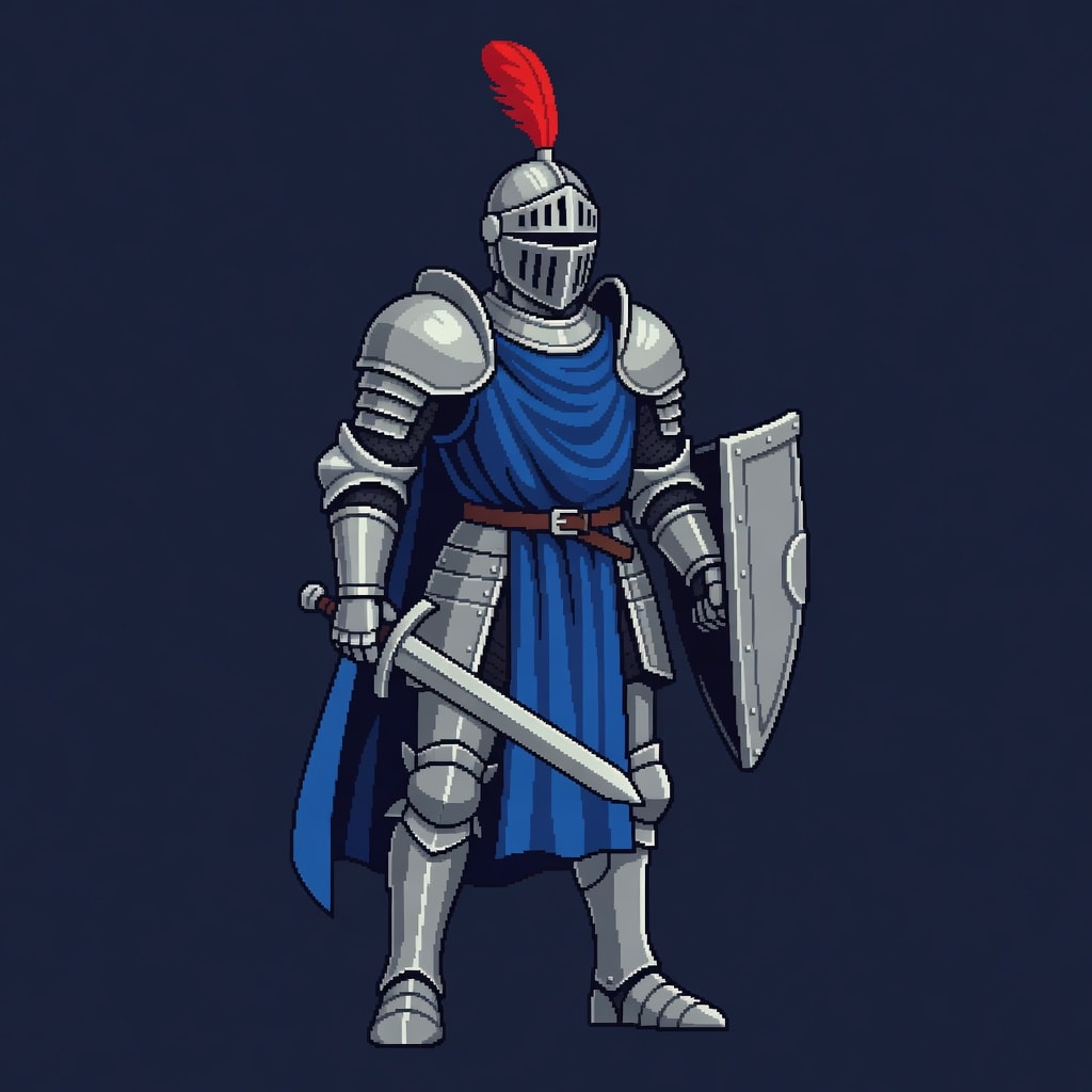 Pixel Art Knight