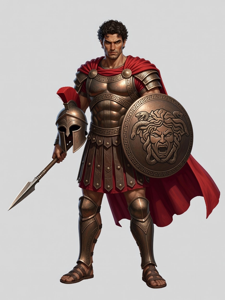 Greek Hero Game Character Reference