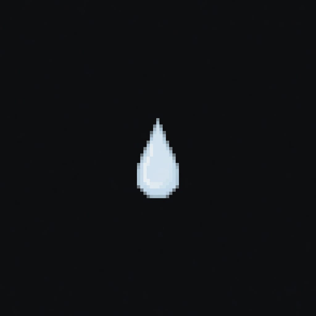 Rain Drop Particle Sprite