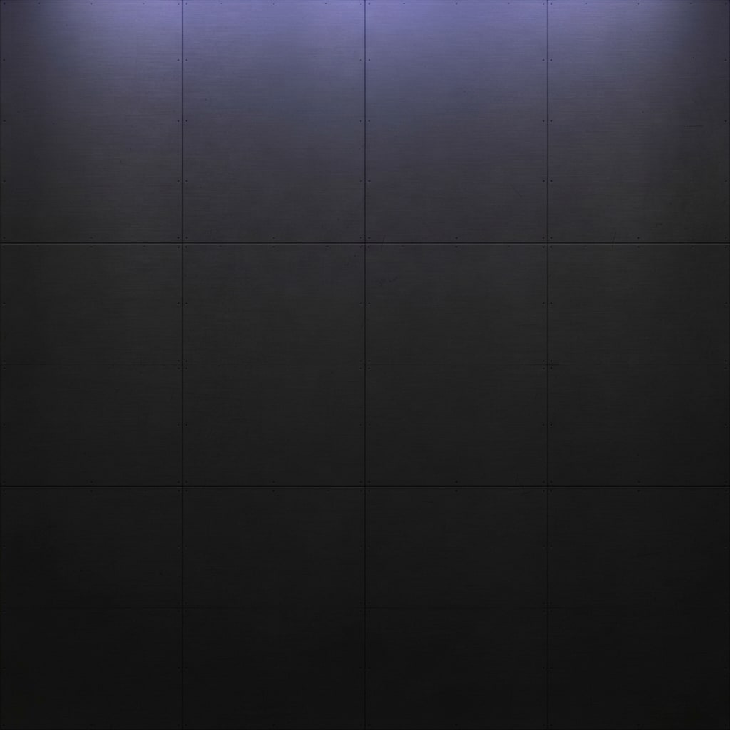 Image: Seamless-looking dark gunmetal brushed metal panel