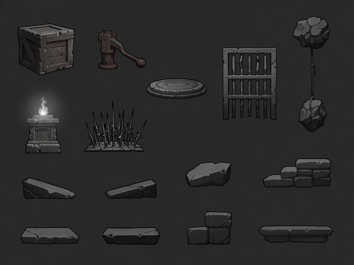 Forgotten Path Props and Hazards