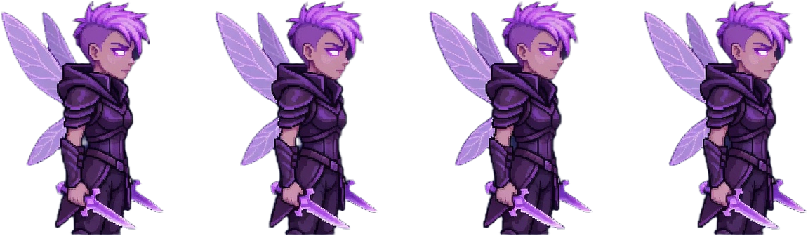 Pixel Fairy Rogue Idle Side